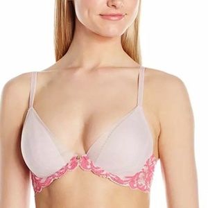 NWT Natori Womens Envious Plunge Contour UW Bra